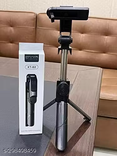 Portable Selfie Stick Tripod with Wireless Bluetooth Remote and Tripod Stand